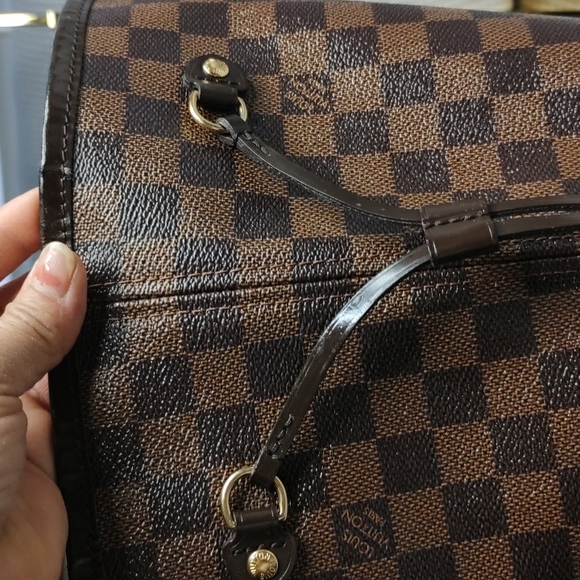 ,❌❌SOLD❌Authentic Louis Vuitton even never full MM LV tote bag brown - Picture 10 of 17